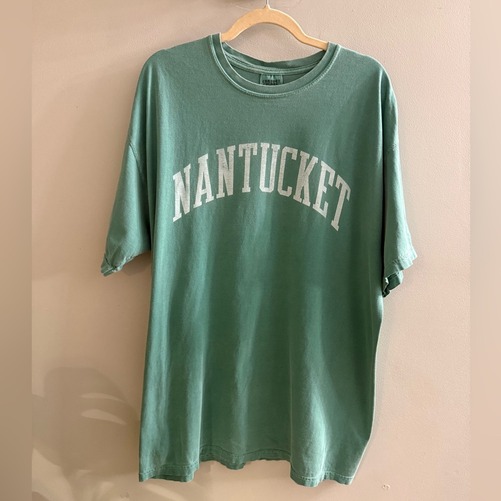 Nantucket Vintage-Wash Graphic T-Shirt | Men’s XL | Comfort Colors